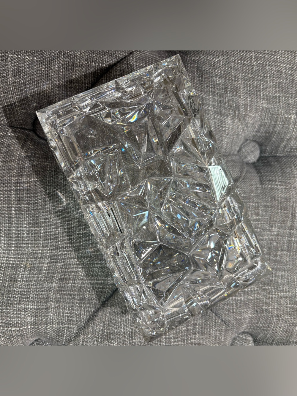Vintage Tiffany & Co. Rock Cut Crystal Jewlery Box
Excellent Condition - Picture 4 of 13